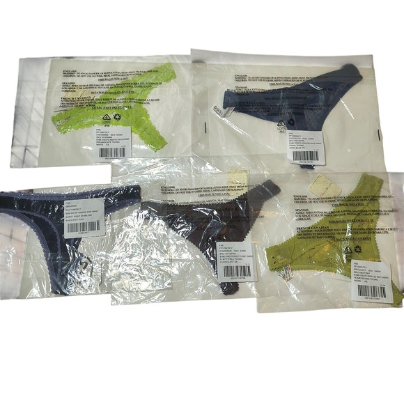 Intimately By Free People Other - Free People Intimately Thong Bundle XS NWT Lace Mesh 5 Pack Assorted Colors